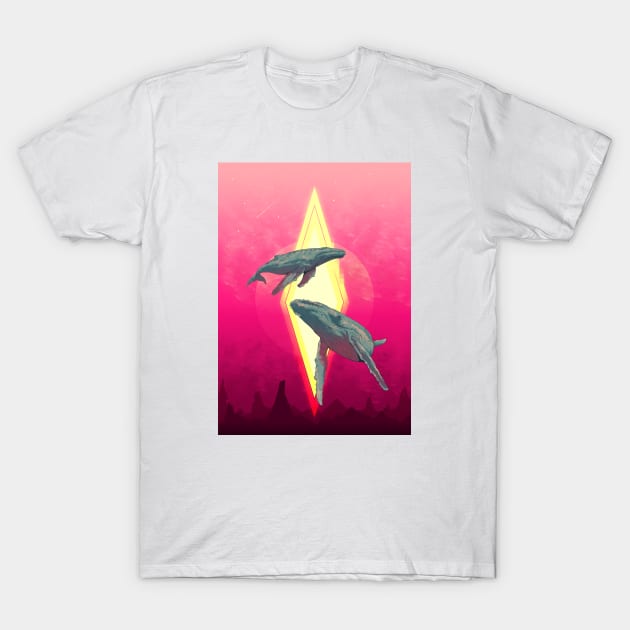 BIG WHALES T-Shirt by doser